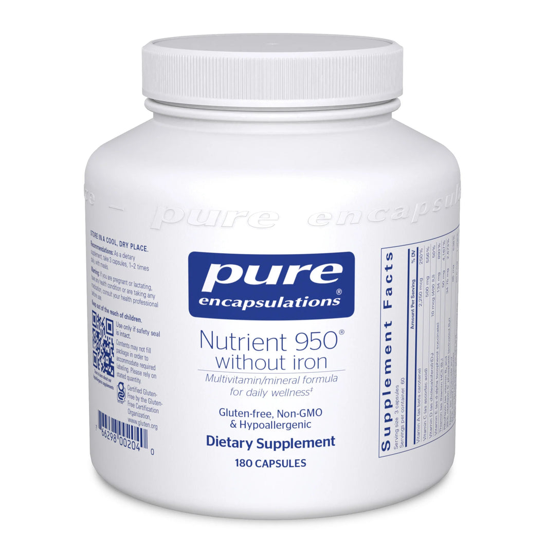 Pure Encapsulations - Nutrient 950 w/o Iron 180c