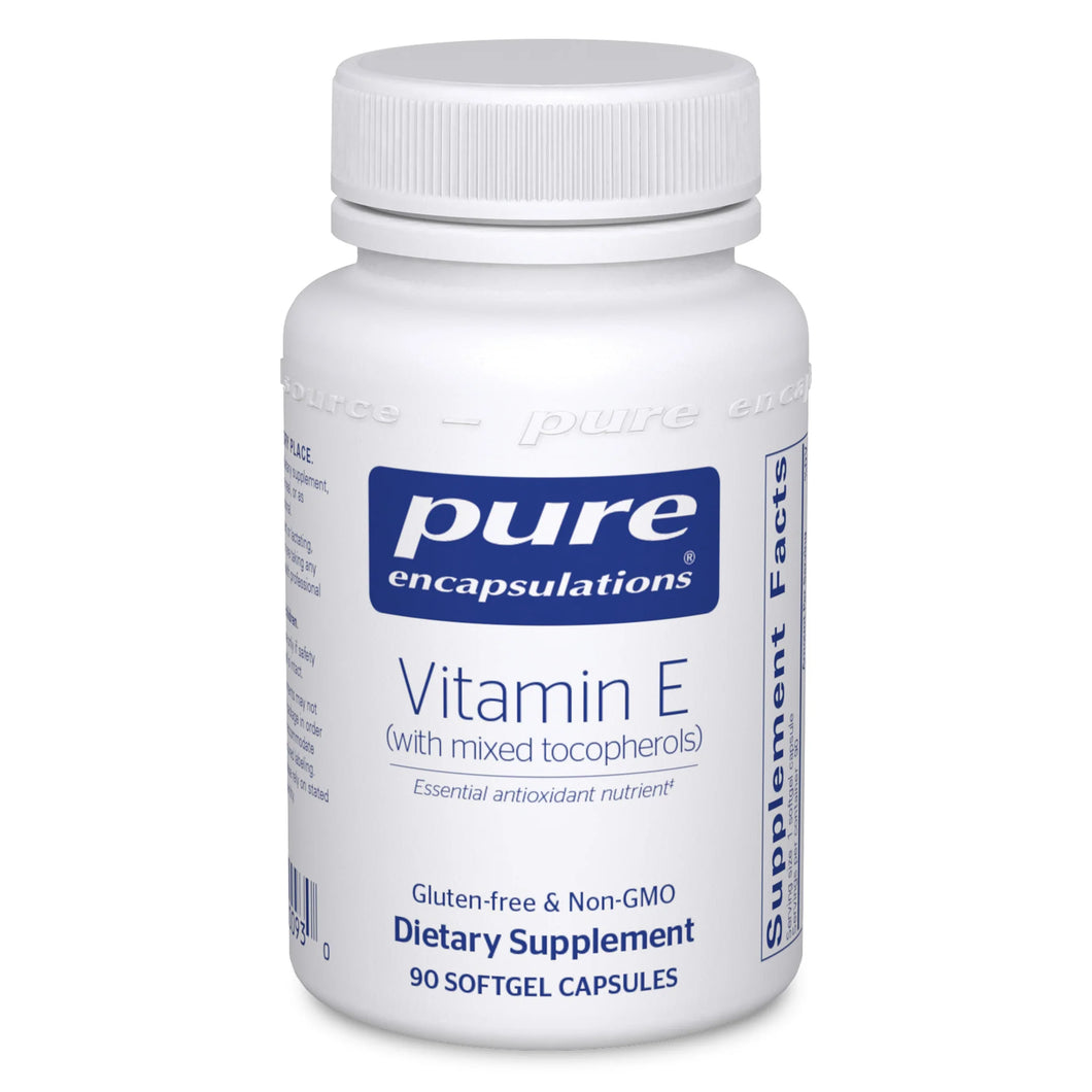 Pure Encapsulations - Vitamin E (with mixed tocophrrols) 90 softgel